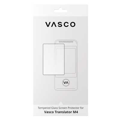 Protecteur d’écran en verre trempé pour le Vasco Translator M4